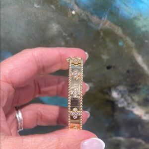 Elegant Gold and Silver Bracelet